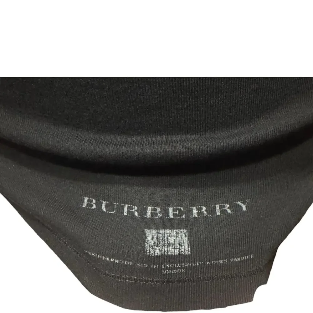 Burberry Brit Size Medium 3/4 Sleeve Black Top EUC {178} - Picture 4 of 11